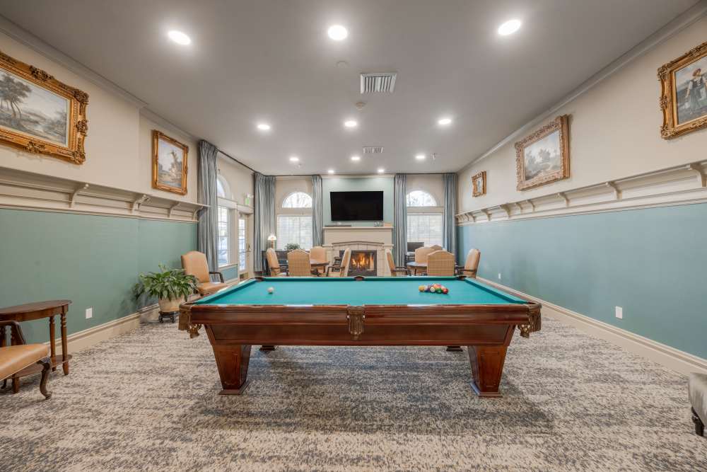 Pool table at Truewood by Merrill, Vancouver in Vancouver, Washington