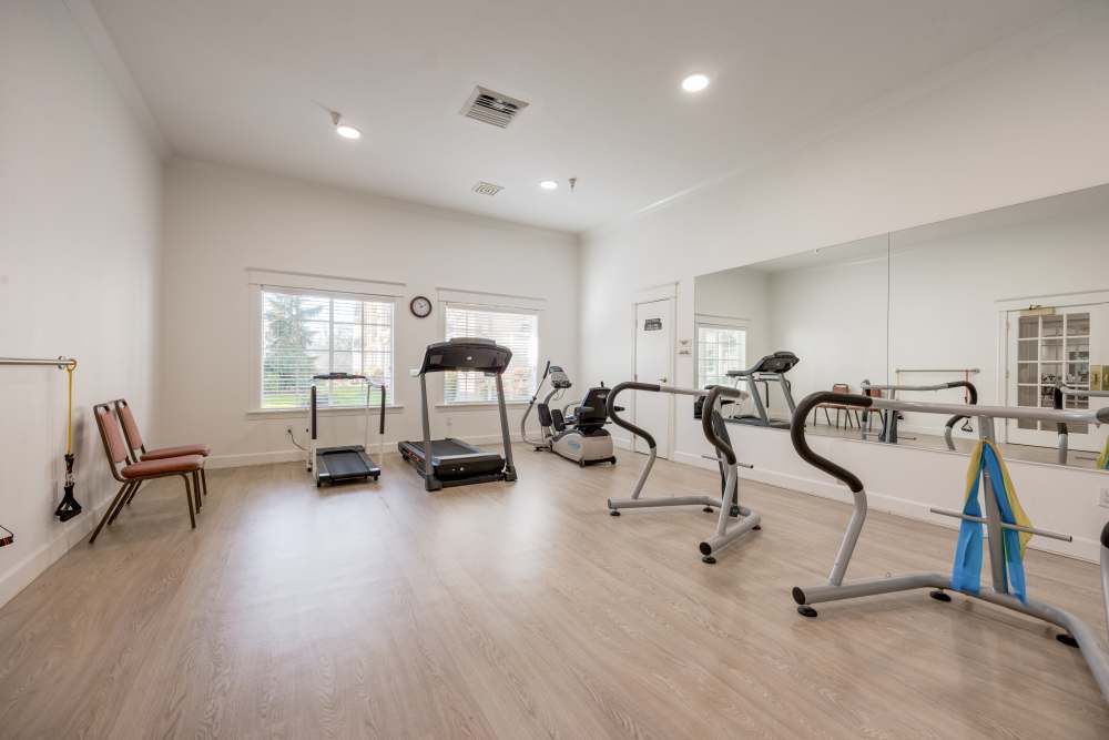 Fitness center at Truewood by Merrill, Vancouver in Vancouver, Washington
