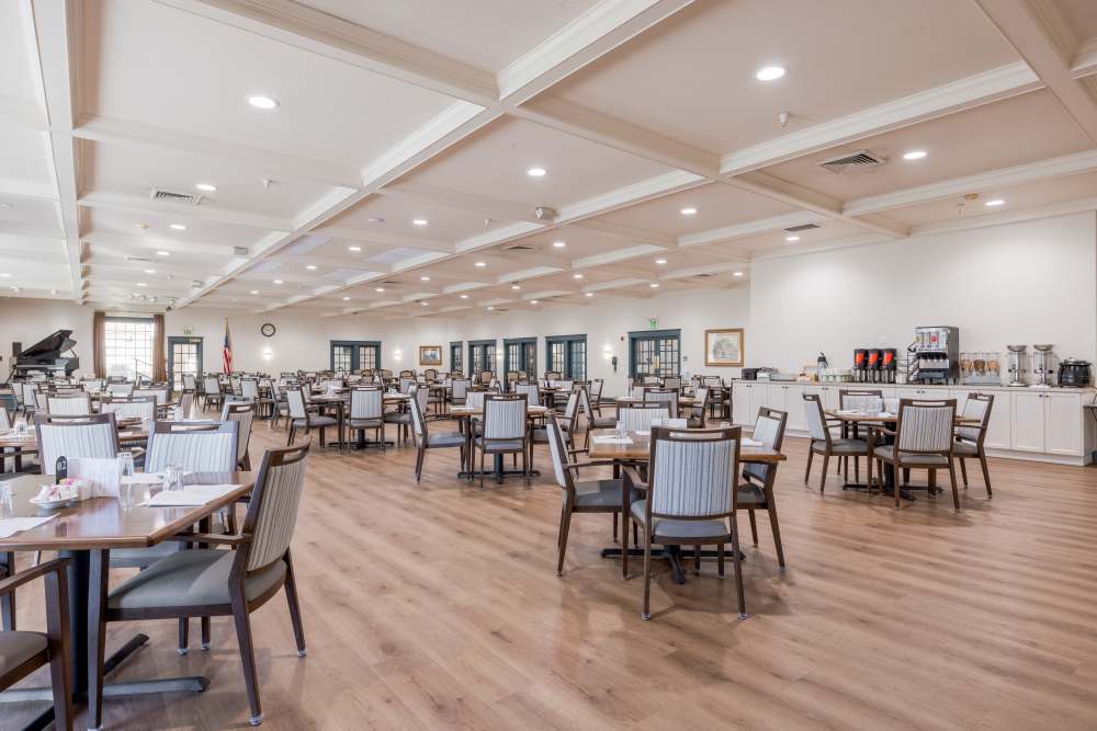 Dining hall at Truewood by Merrill, Vancouver in Vancouver, Washington