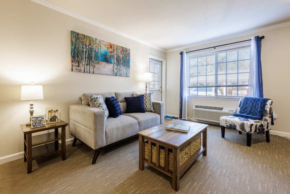 Living room at Truewood by Merrill, Vancouver in Vancouver, Washington
