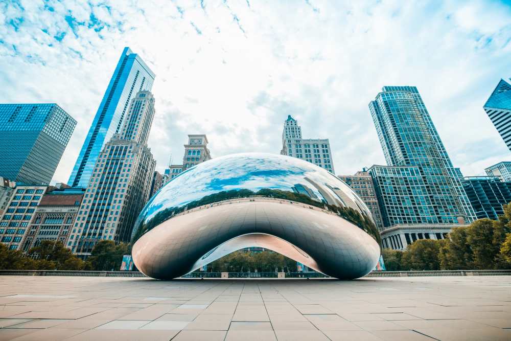 The bean at Earle Residences in Chicago, Illinois