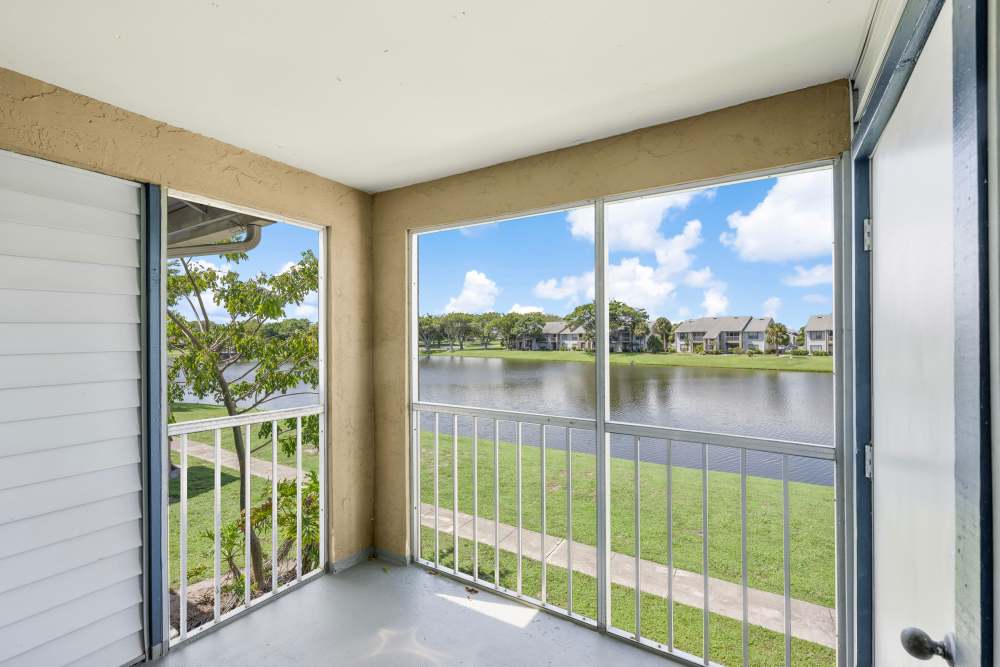 Balcony at Clipper Cove Apartments in Boynton Beach, Florida