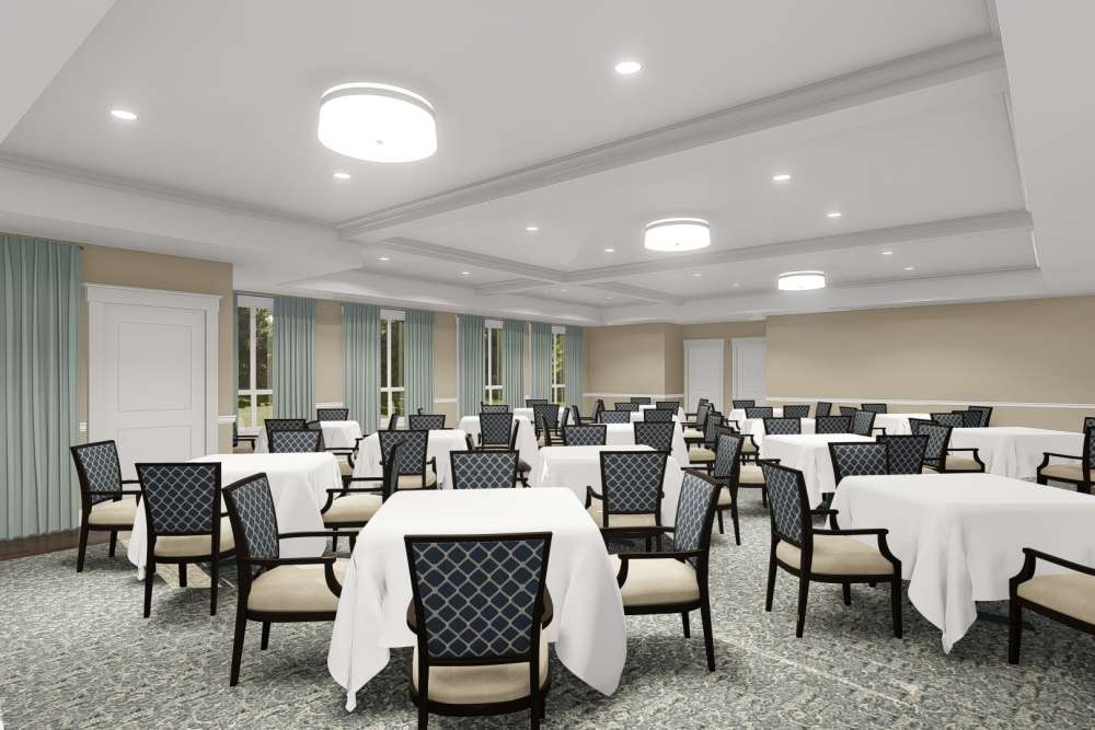 Dining Room at Harmony at Morning Grove in Memphis, Tennessee
