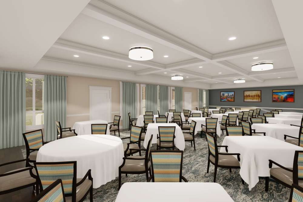 Dining Area at Harmony at Morning Grove in Memphis, Tennessee