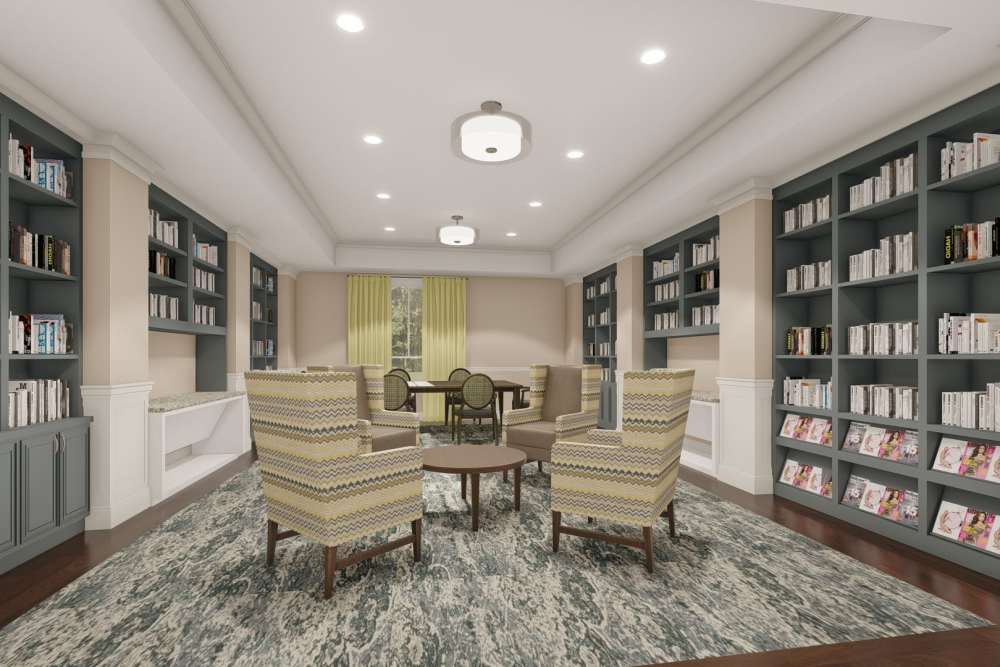 Library at Harmony at Morning Grove in Memphis, Tennessee