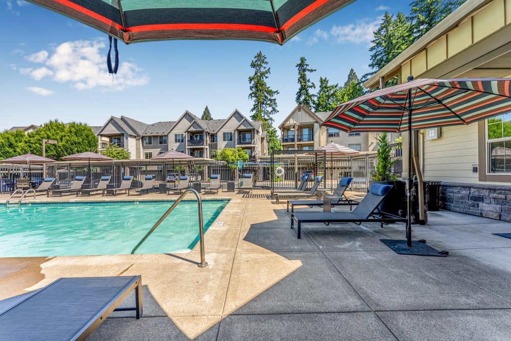 Playground near the pool at The Jones in Hillsboro, Oregon