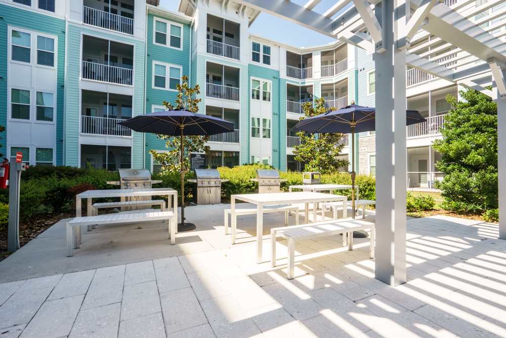 spacious outdoor view at The Addison Skyway Marina in St. Petersburg, Florida
