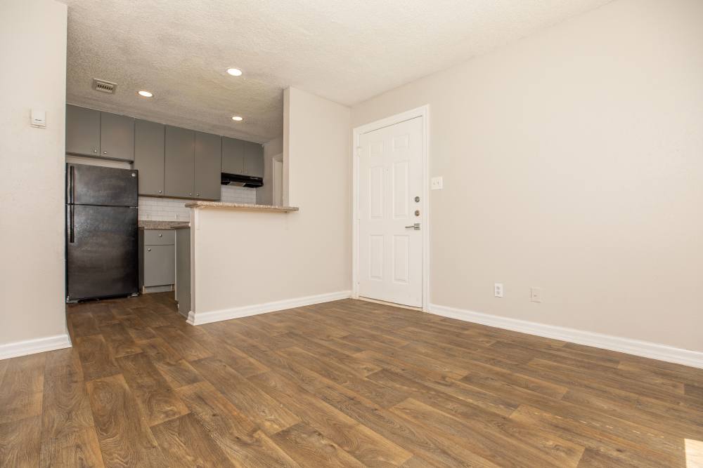 Kitchen at Fredericksburg Place Apartments in San Antonio, Texas