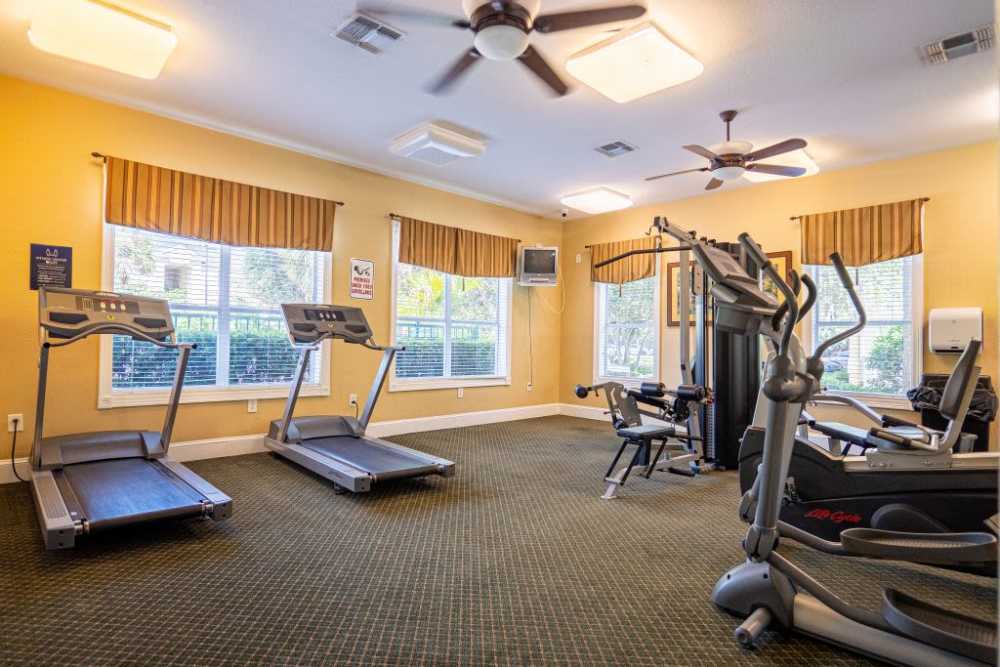 State-of-art fitness center at Clarcona Groves in Orlando, Florida,