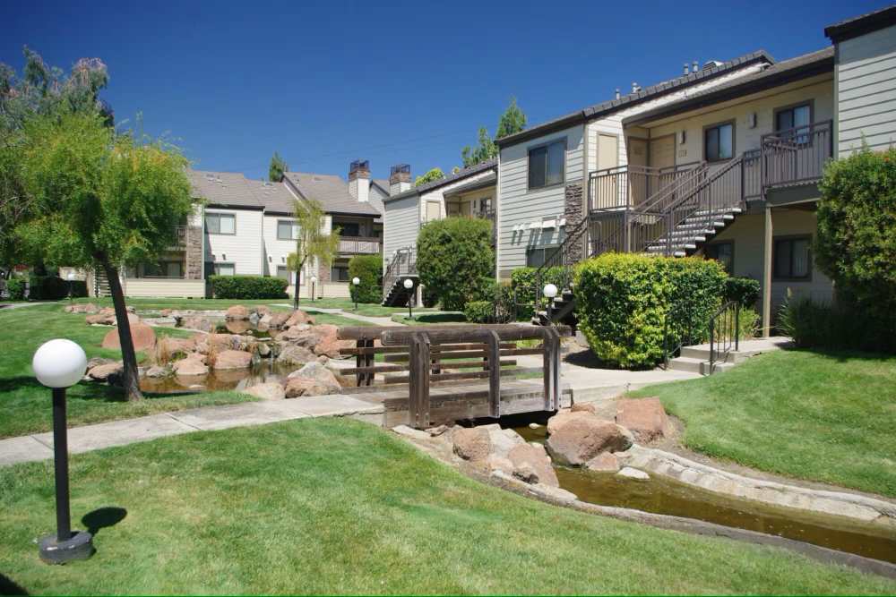 Wide Lawn View of Twin Creek at Twin Creeks in Antioch, California