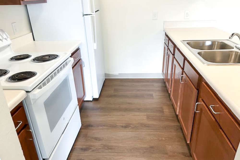 GP - 1BDRM - Kitchen at Grayling Pines Apartments in Grayling, Michigan