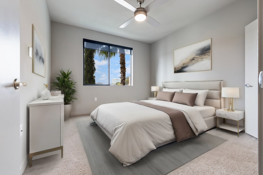 Bedroom at The George Apartment Homes in Anaheim, California