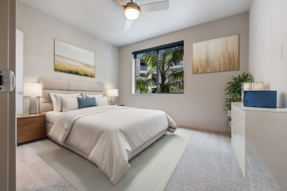 Bedroom at The George Apartment Homes in Anaheim, California