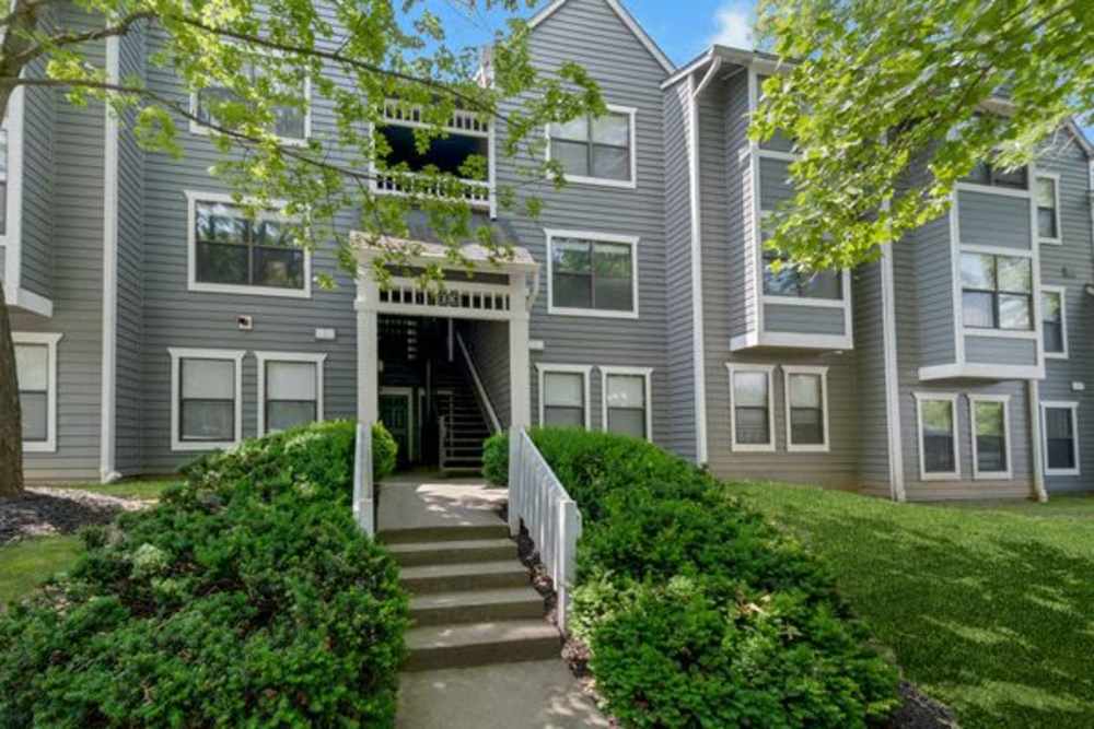 Apartment exterior at Eagle Rock Apartments at Columbia in Columbia, Maryland
