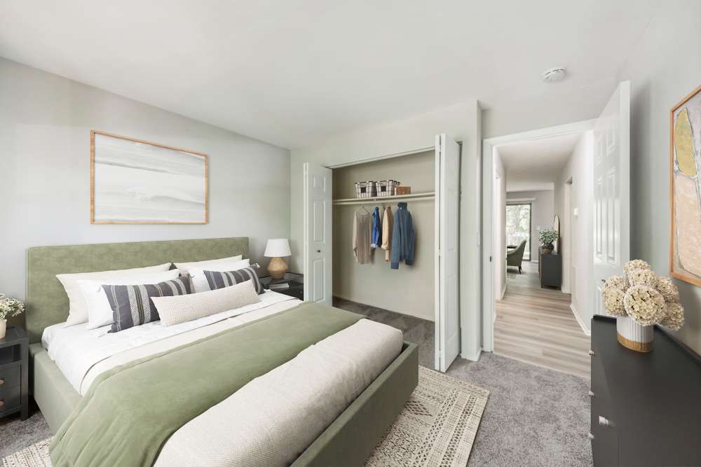 Bedroom at Eagle Rock Apartments at Columbia in Columbia, Maryland