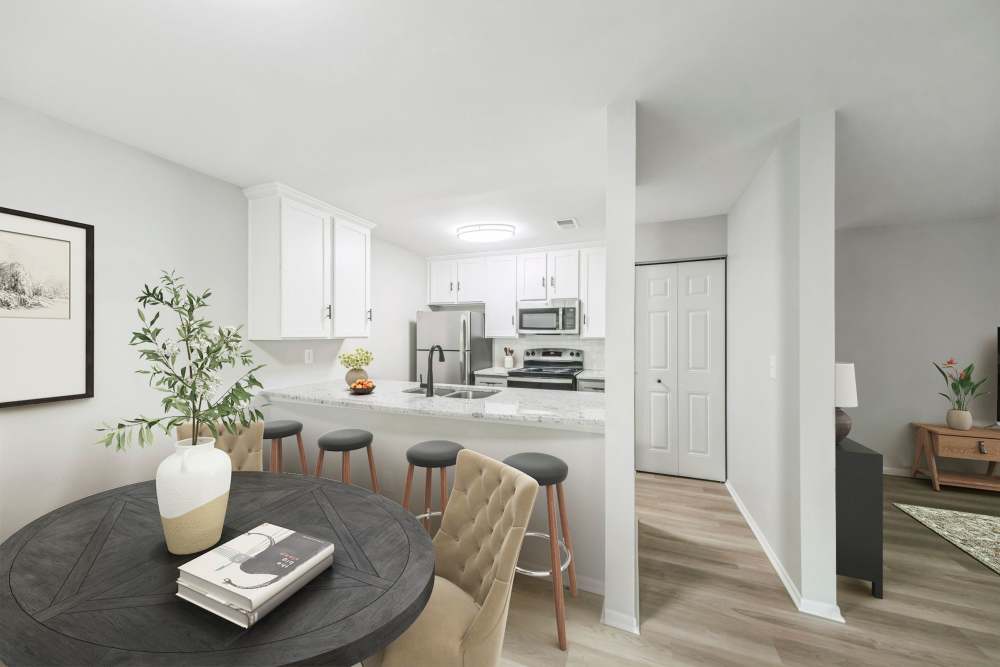 Dining room at Eagle Rock Apartments at Columbia in Columbia, Maryland