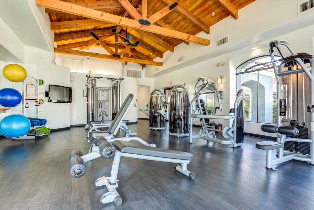State-of-the-art fitness center at Calista in Scottsdale, Arizona