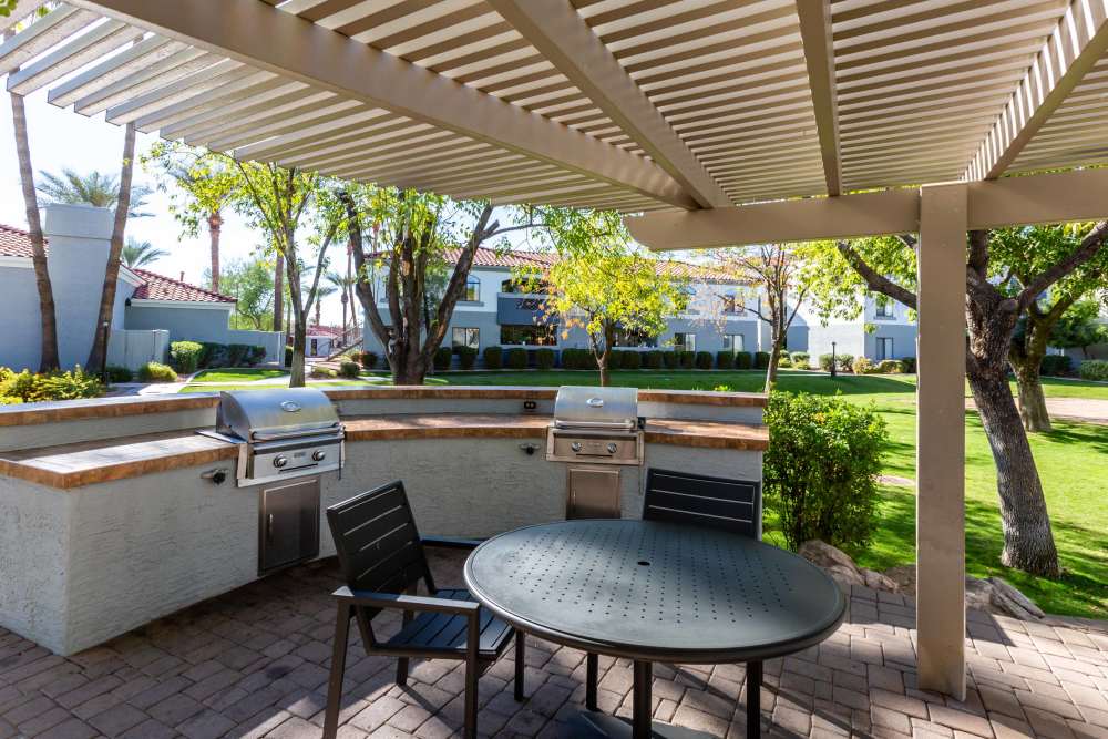 Outdoor BBQ at Calista in Scottsdale, Arizona