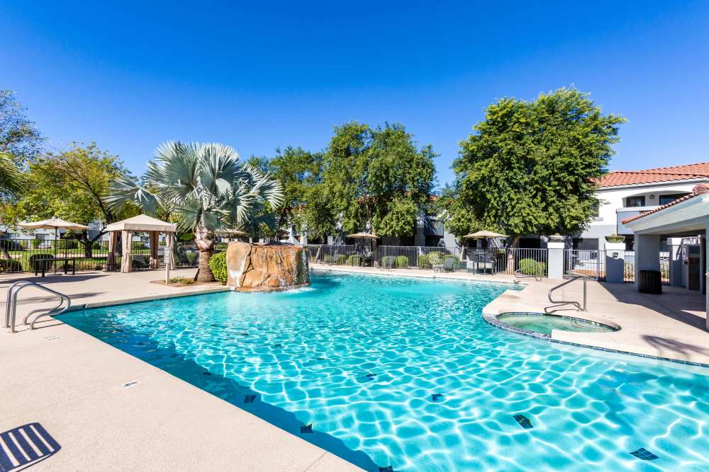 Swimming pool at Calista in Scottsdale, Arizona