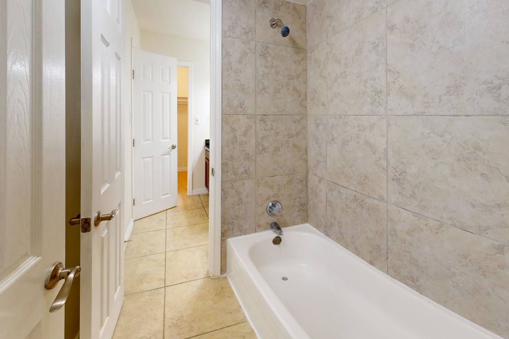 Open concept living spaces at Tucasa Townhomes in Irving, Texas,