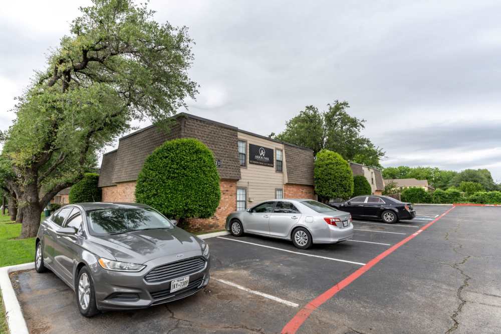 Interior view of the leasing office at Arbor Park Apartments in Hurst, Texas