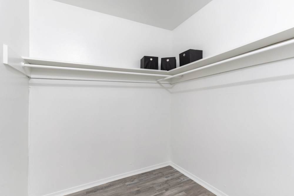 Closet at Arbor Park Apartments in Hurst, Texas