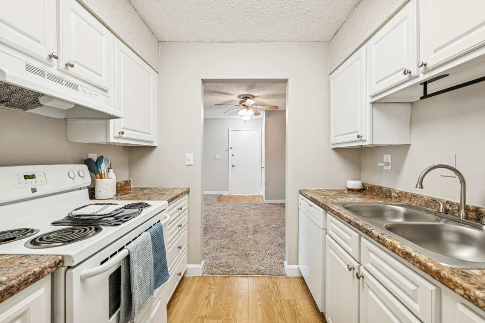 Kitchen with ready to use equipment at Pinewood Station in Hillsborough, North Carolina