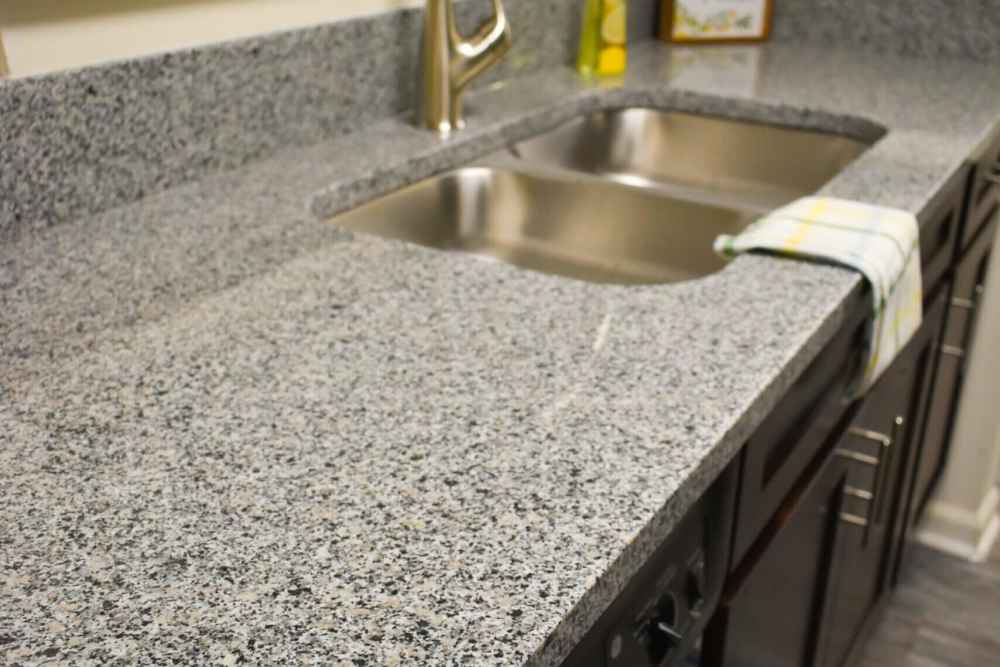 Kitchen with granite countertops at Catawba in Belmont, North Carolina
