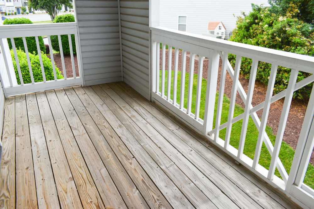 Private balcony at Catawba in Belmont, North Carolina