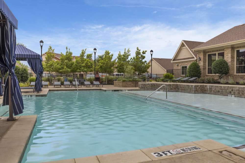 Resort style pool at Ashwood in Pflugerville, Texas
