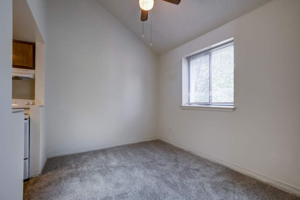 Bedroom with big window at Preserve at Cradlerock Apartment Homes in Columbia, Maryland