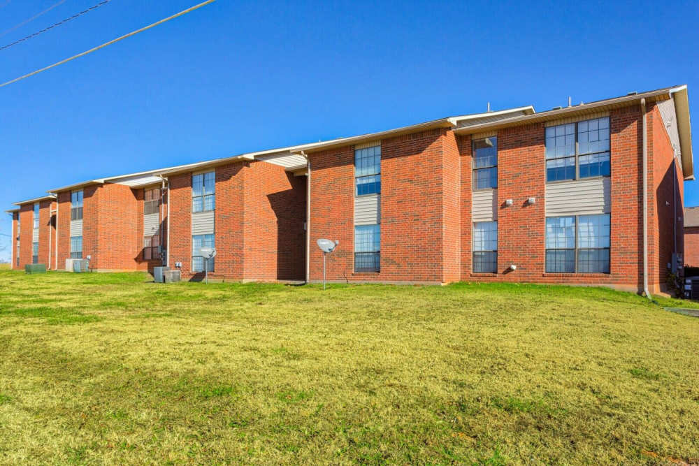 Series of property buildings at Stonewall Apartments in Purcell,Oklahoma
