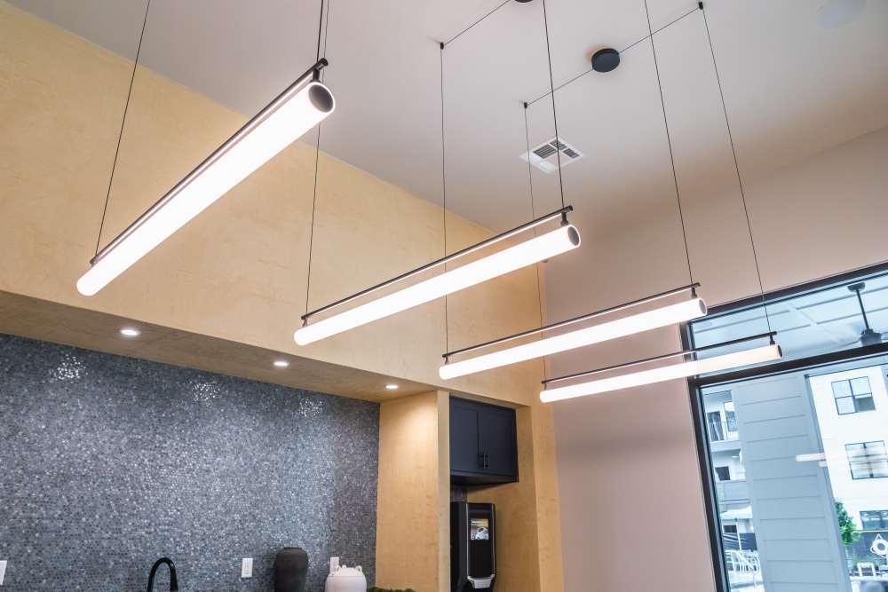 Lounge Area with Stylish Lightings at The Waters at Freeport in Freeport, Florida