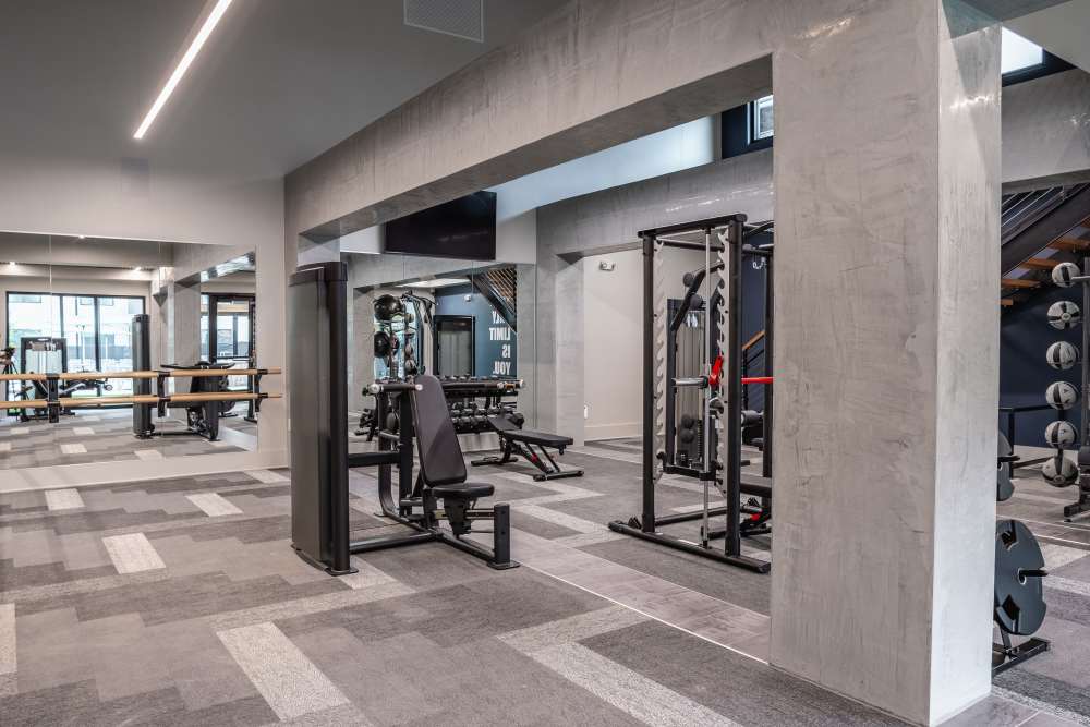 High-End Fitness Equipment in Fitness Center at The Waters at Freeport in Freeport, Florida