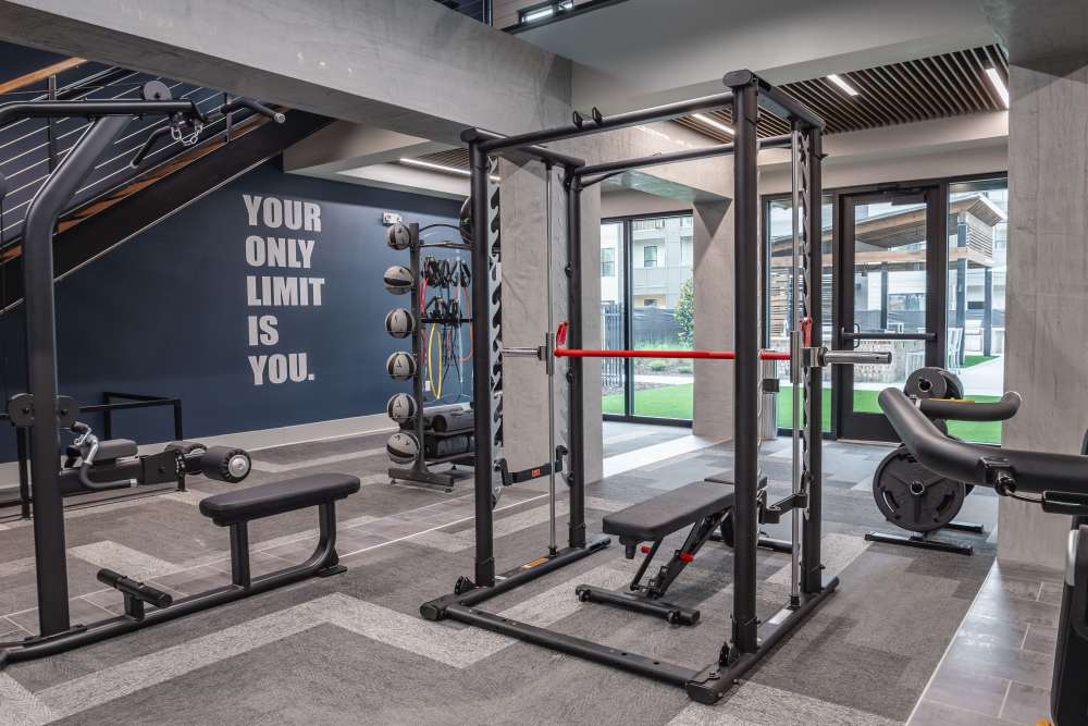 Well-Equipped Fitness Center at The Waters at Freeport in Freeport, Florida