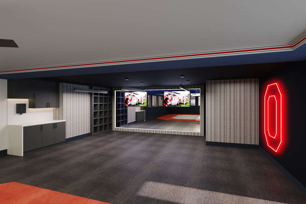 Well-Equipped Fitness Room With Exercise Equipment at Altitude Columbus in Columbus, Ohio