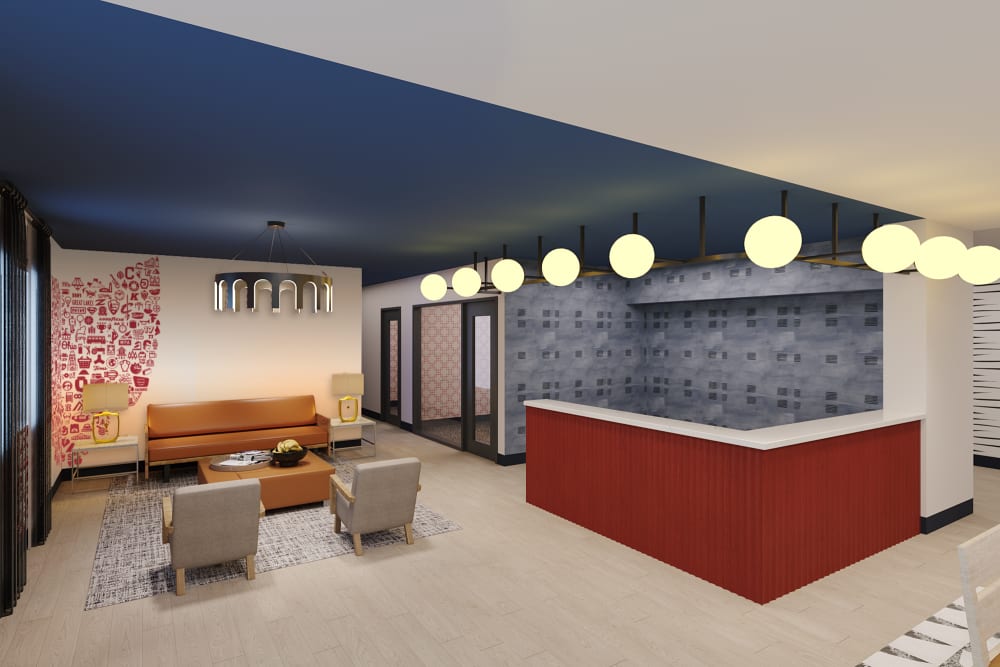 Spacious Gym Interior Featuring Modern Fitness Equipment at Altitude Columbus in Columbus, Ohio