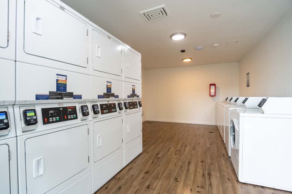 On Site Laundry Center at The Theodore in Tacoma, Washington