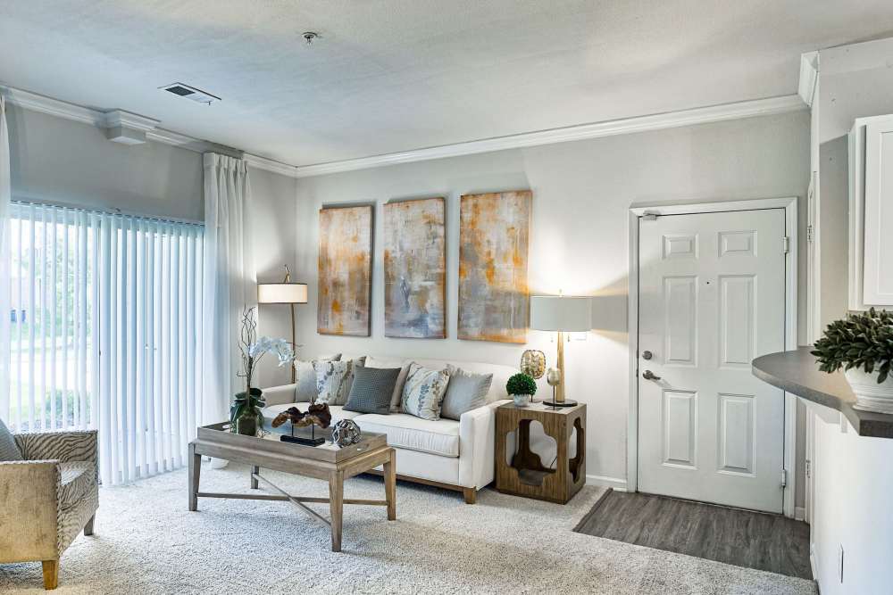 Living area at Eastland Trails in Independence, Missouri
