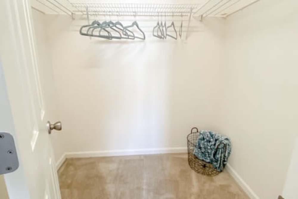 Walk-in closet at Orchard Trace Gastonia in Gastonia,North Carolina