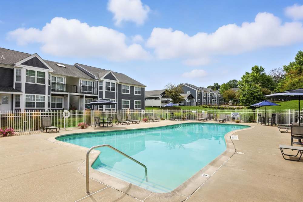 Our Modern Apartments in East Haven, Connecticut showcase a Swimming Pool