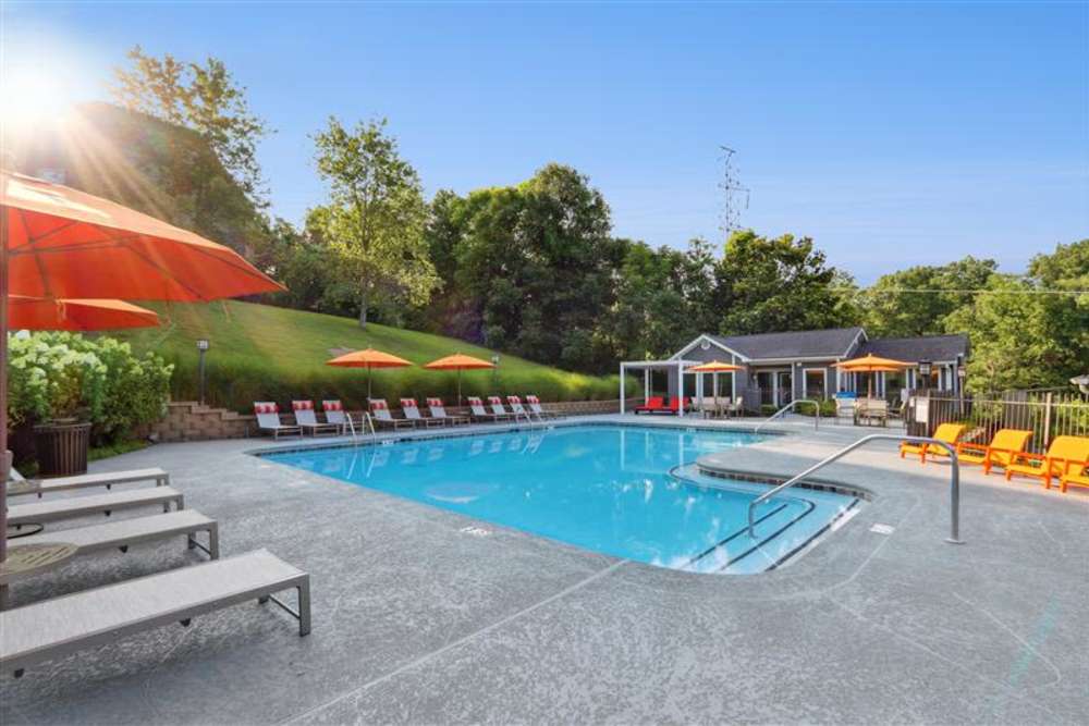 Swimming pool at Ridgemont at Stringers Ridge in Chattanooga, Tennessee