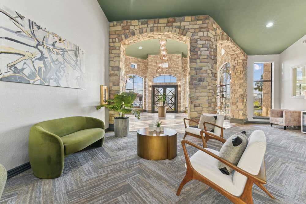 Lobby area at Costa Bella in San Antonio, Texas