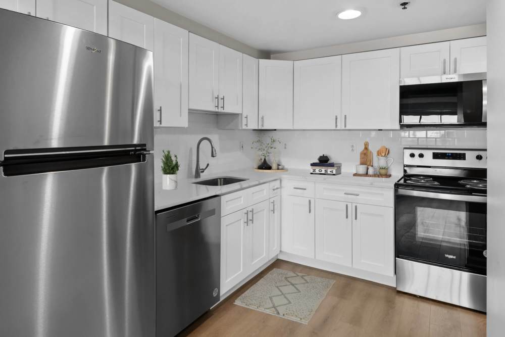 MODEL kitchen at Cherry Hill Towers in Cherry Hill, New Jersey