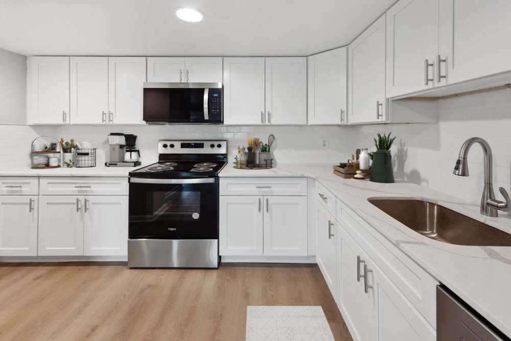 MODEL kitchen at Cherry Hill Towers in Cherry Hill, New Jersey