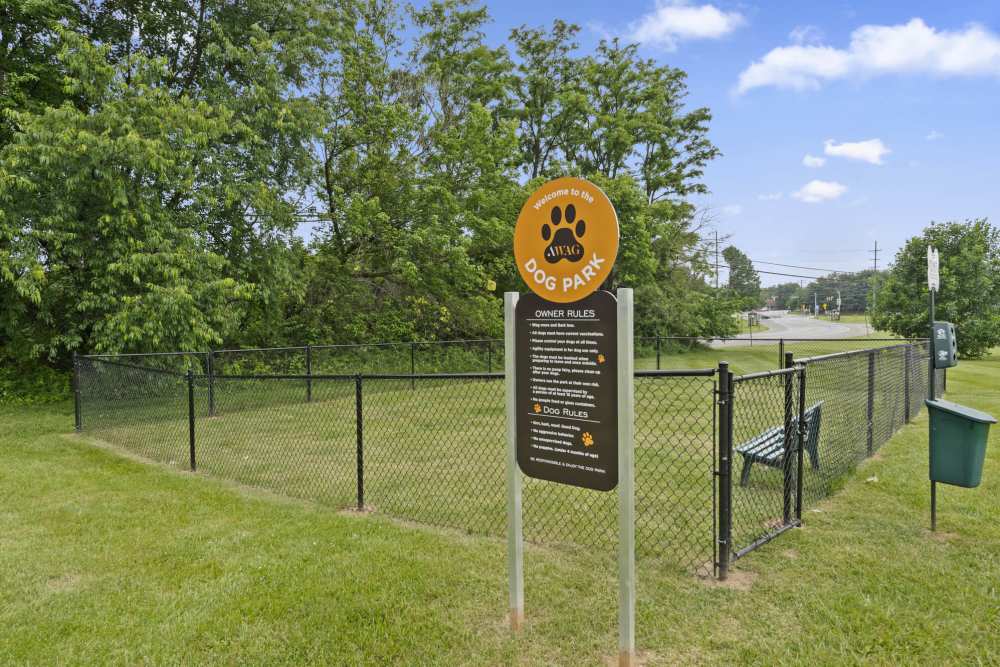 Dog park and playground at The Ridge in Hagerstown, Maryland