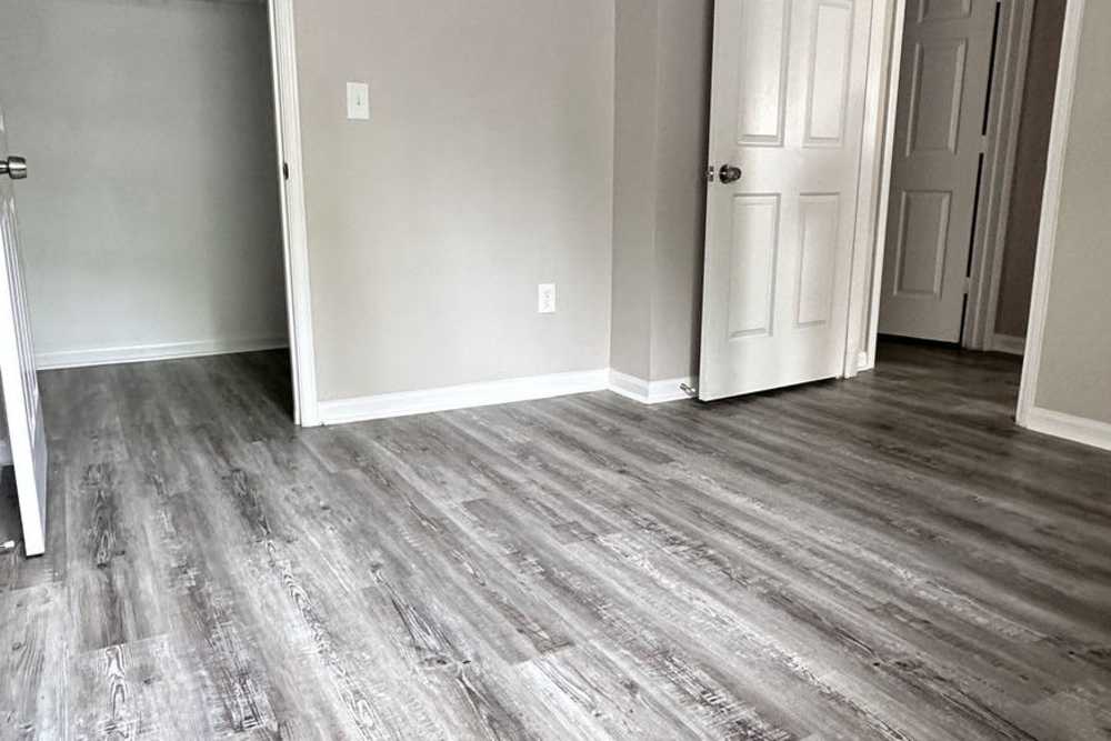 Bedroom with closet at Gable Hills in Tulsa, Oklahoma