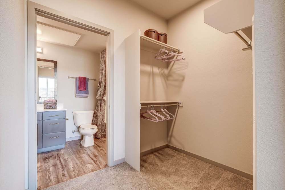 Large closet at Clear Creek Crossing in Wheat Ridge,Colorado