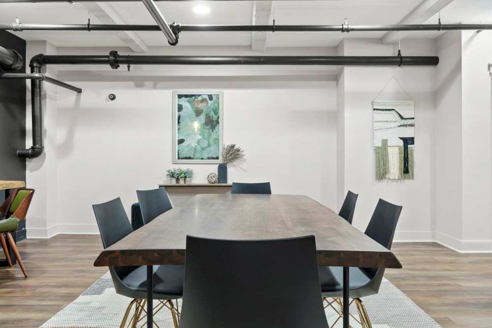 Community working space at Perry Street Lofts in Petersburg. VA