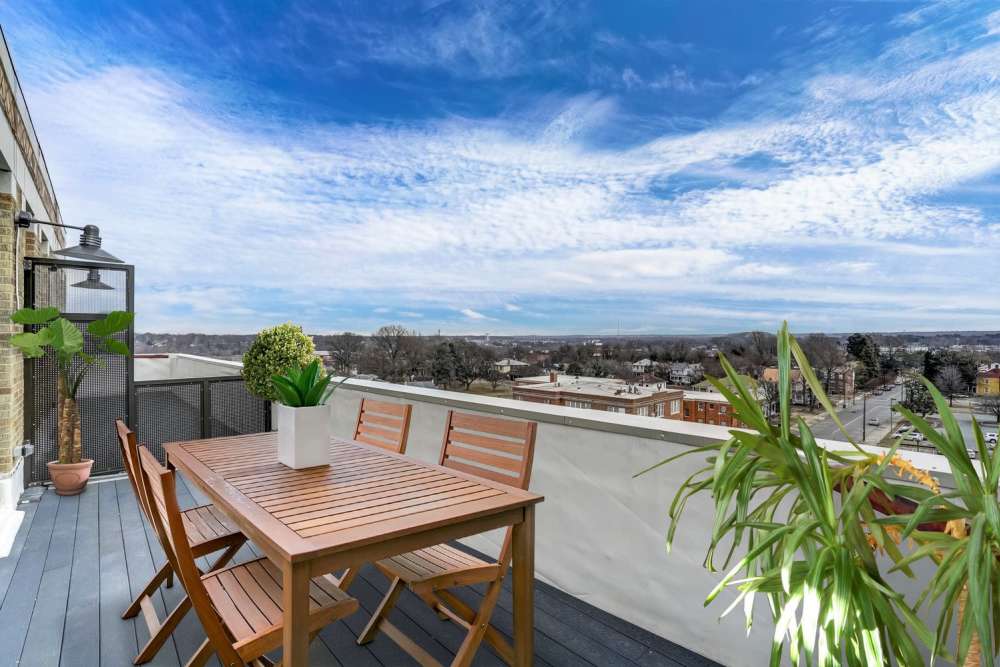 Roof top area at Perry Street Lofts in Petersburg. VAe